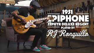 Video thumbnail for 1951 Epiphone Zphyr Deluxe Regent played by RJ Ronquillo by Carter Vintage Guitars