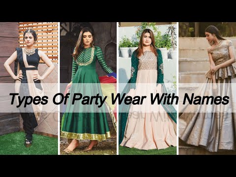 Different types of party wear dresses with name | Dresses for Girls||SYEDA S DESIGN