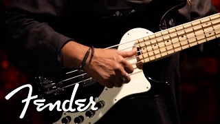 Andre Manga on the Fender American Dimension Bass V | Fender