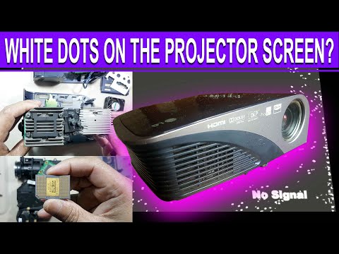 White Dots on the Projector Screen | LG SH200G | SH201G Teardown, Disassembly | DMD chip replacement