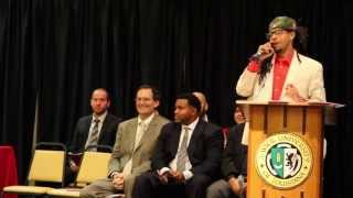 Dee-1 Delivers Commencement Speech at Joseph S. Clark High School