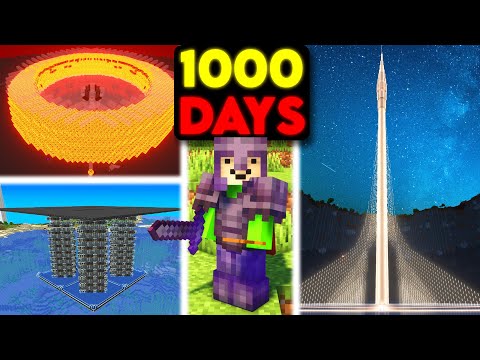 I Survived 1000 Days in Minecraft Hardcore [FULL MOVIE]