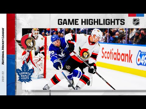 Senators @ Maple Leafs 10/16/21 | NHL Highlights