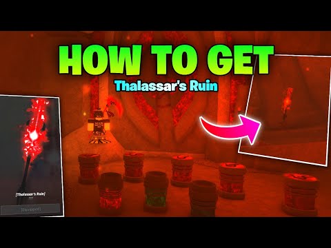 How to get SECRET Thalassar Ruin ROD in Tidefall Update FISCH