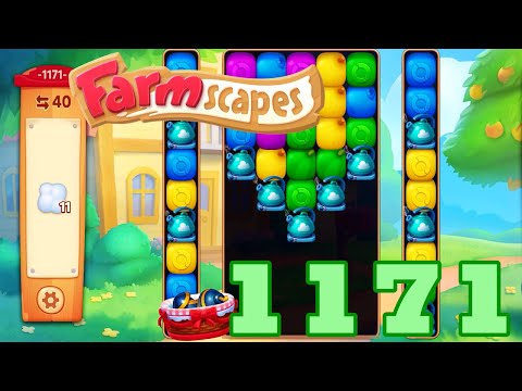Farmscapes Level 1171 HD Gameplay Walkthrough | 3 - match game | android | ios | pc | GameGo Game