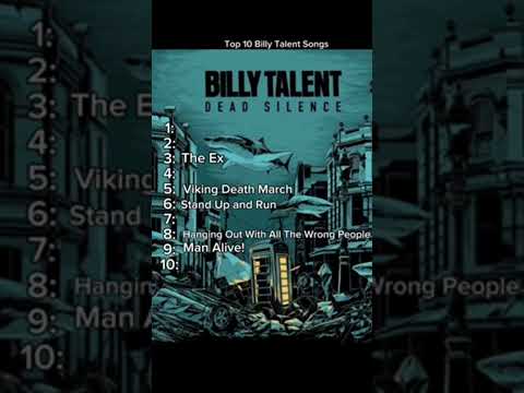 Top 10 Billy Talent Songs #shorts #billytalent #punkrock #top10 #music