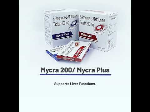 Mycra-200 s adenosyl l methionine 400 mg tablets, packaging ...