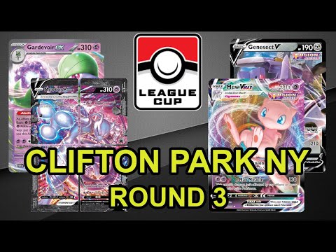 Gardevoir ex/Mewtwo V-Union vs Mew VMAX - Pokemon TCG League Cup Round 3