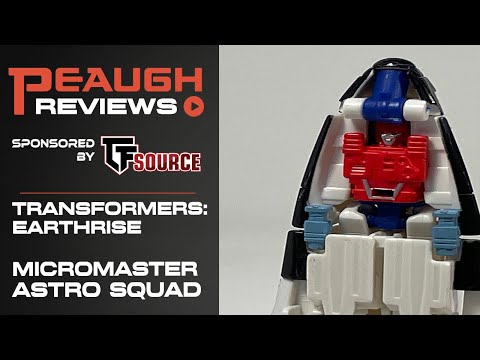 Video Review: Transformers Earthrise - Micromaster ASTRO SQUAD