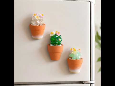 How to Make Beaded Plant Fridge Magnets video thumbnail