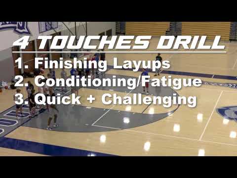 Make Your Players GREAT Finishers With This "4 Touches" Basketball Drill !