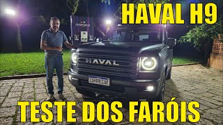 GWM Haval H9 - Teste de iluminação dos faróis