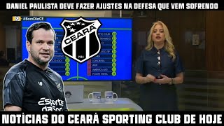 DANIEL PAULISTA DEVE FAZER AJUSTES NA DEFESA QUE VEM LEVANDO MUITOS GOLS 