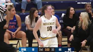Merrimack routs St. Francis Brooklyn 80-54 at Hammel Court