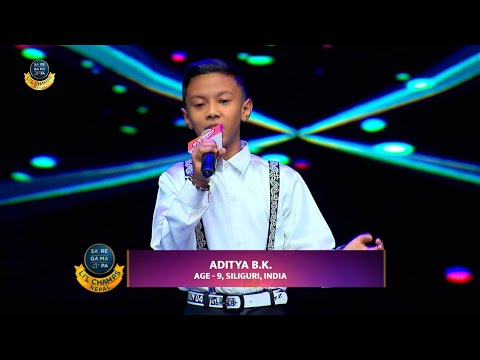 Marne kasailai | Aditya B.K | Mega Audition | SaReGaMaPa Li'l Champs Nepal