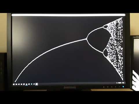 Chaos Bifurcation BASIC Programming