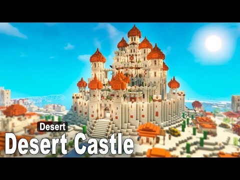 Stevler - Minecraft: How to build a Desert Castle | Tutorial [part1]