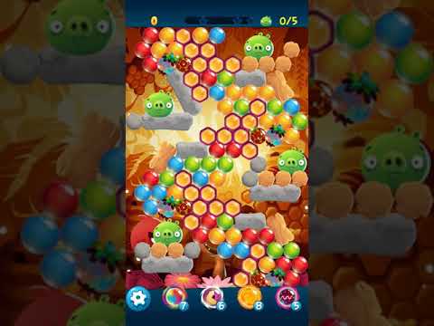Angry Birds POP Bubble Shooter - Level 129 Gameplay Android walkthrough