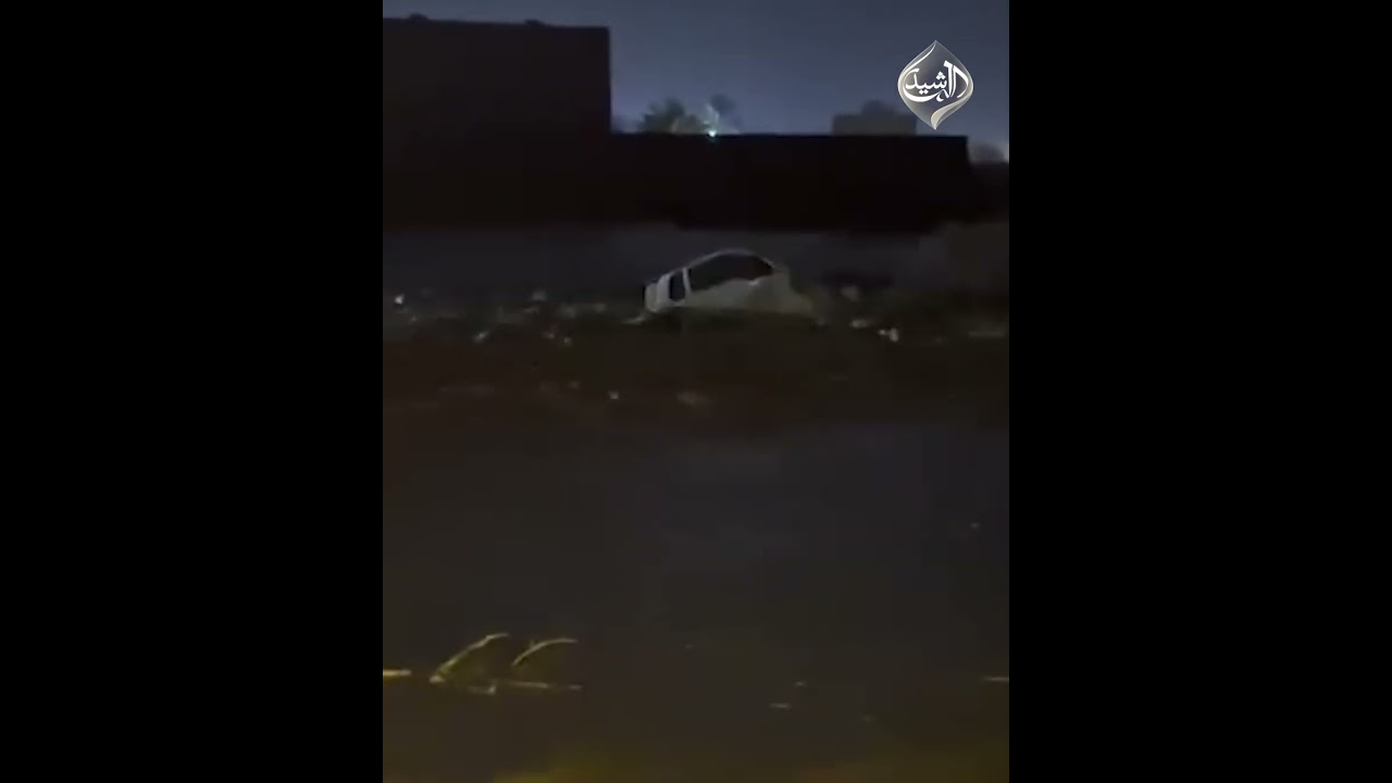 فيديو | السيول تجرف سيارة في خانقين وتتسبب بغرقها