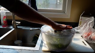 The OXO Salad spinner is actually pretty good - Kitchen gadgets you need to buy #3
