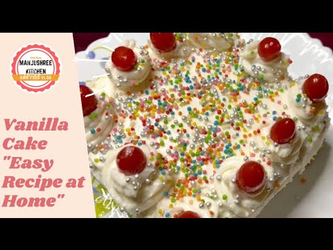 Episode-19||Vanilla Cake at Home||By Chef Mom||Easy Recipe||