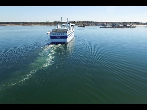 Læsø færgens ankomst til øen