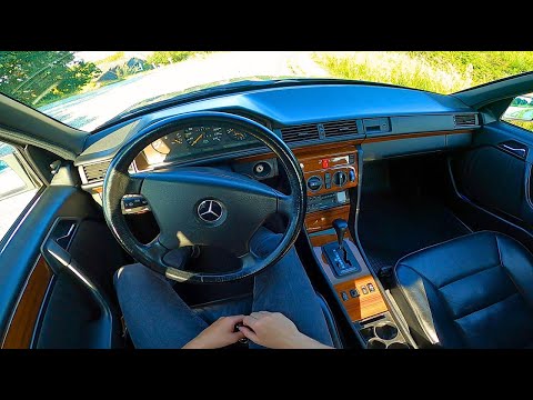 1991 Mercedes Benz W124 300E 4Matic - review - pov test drive