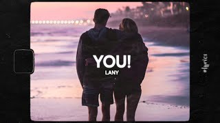 Download lagu LANY - you! (Lyrics) mp3