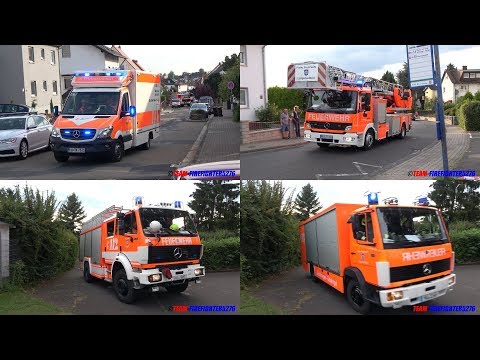 [Verkehrsunfall, Brand und Gefahrgutunfall] Schauübungen in Langenselbold