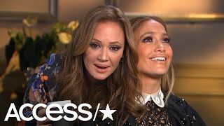 Jennifer Lopez Loses It As BFF Leah Remini Hilariously Crashes Her Interview Multiple Times!