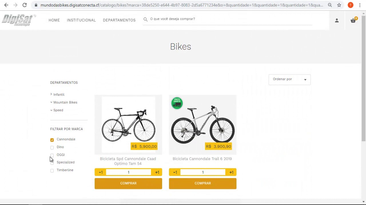 Recursos disponíveis