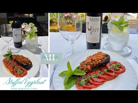STUFFED EGGPLANT: eggplant🍆THE MOST DELICIOUS ARMENIAN CLASSIC SUMMER DISH🍆