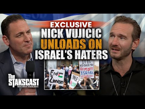 EXCLUSIVE: Nick Vujicic UNLOADS On Israel Haters, Border CRISIS & Big Tech Threat | Erick Stakelbeck