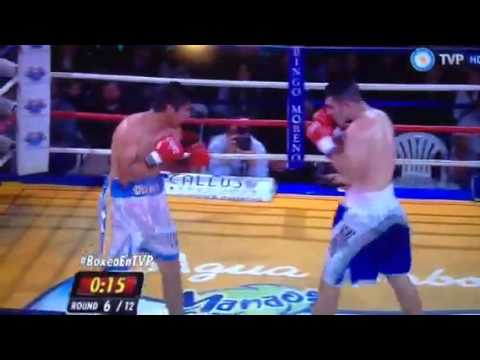 Ricardo Villalba KO6 a Carlos Saúl Chumbita