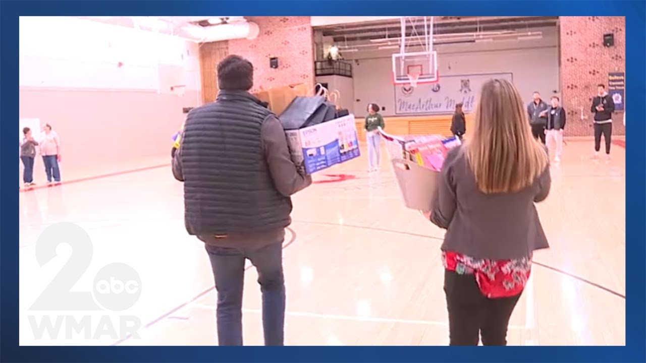 Teachers surprised with free classroom supplies