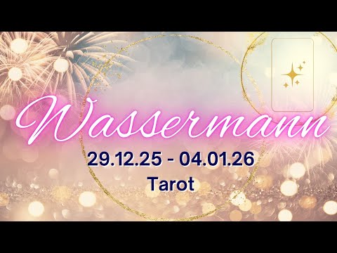 "MEISTERLEISTUNG! MEINEN TIEFSTEN RESPEKT" Wassermann ♒️ 29.12. - 04.01. Wochen-Legung