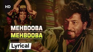 Mehbooba Mehbooba With Lyrics - YouTube