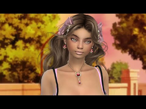 sims4 realistic style download brown hair female Grace Khalid by Bonita100 Cas Video Preview