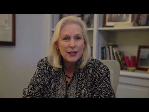 Senator Kirsten Gillibrand discussing Lift Our Voices, Know Your Rights!