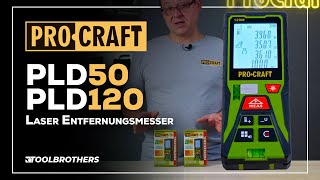 Laserový diaľkomer PROCRAFT PLDM50