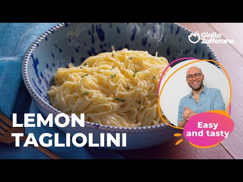 TAGLIOLINI with LEMON – FRESH PASTA & DELICATE SAUCE 💛🍋