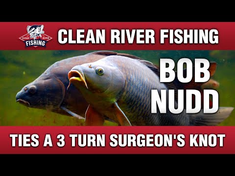 CRP272 - BOB NUDD TIES A 3 TURN SURGEON'S KNOT. (Fishing collection)