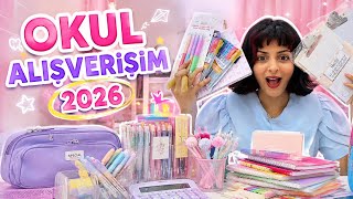 OKUL ALIŞVERİŞİ YAPTIM 2026 | 📚 Tavsiyeler, sohbet ve okul anılarrım 🥹