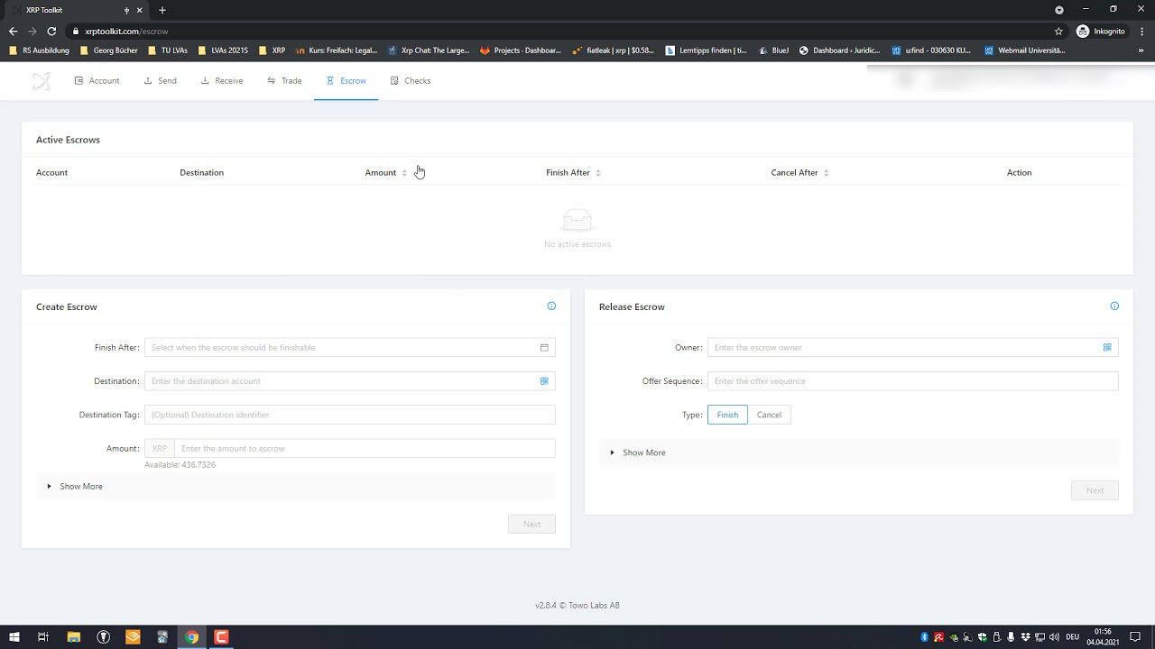 Creating your own XRP Escrow with the XRPToolkit