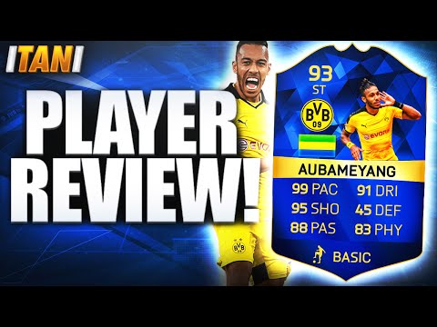 99 PACE TOTS AUBAMEYANG PLAYER REVIEW!! THE BEST STRIKER IN FIFA? FIFA 16 ULTIMATE TEAM