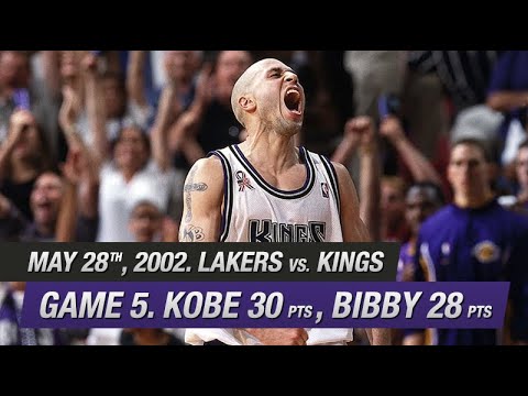Sacramento Kings vs LA Lakers Game 5 Full Highlights - West Finals 2002 HD