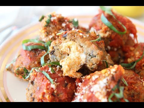 Eggplant Parmesan Meatballs Recipe