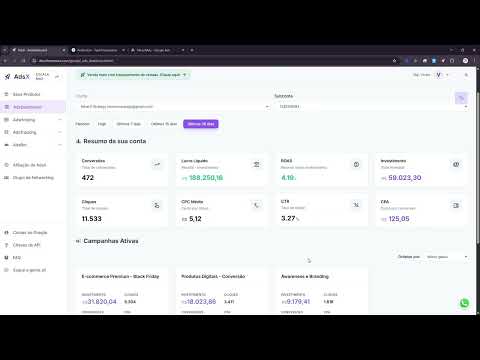 AdsX na prática: Presell, Google Ads automatizado e Tracking de vendas (do zero)