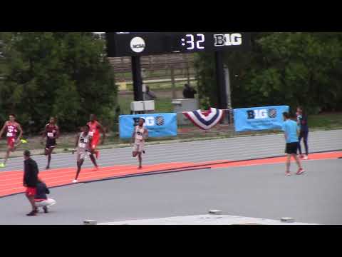 Big Tens 2021 Mens 400M Prelim Wayne Lawrence, Julien Gillum