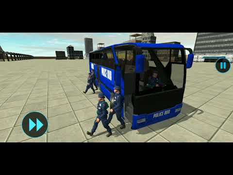 US Police Bus Mountain Driving - Offroad Transport Duty Driver Simulator - Android GamePlay #02